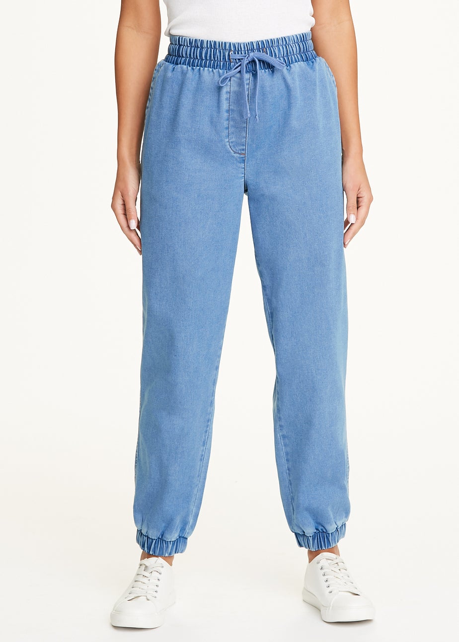 Light Wash Denim Joggers