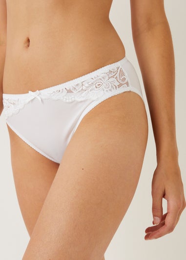 3 Pack Micro Lace High Leg Knickers