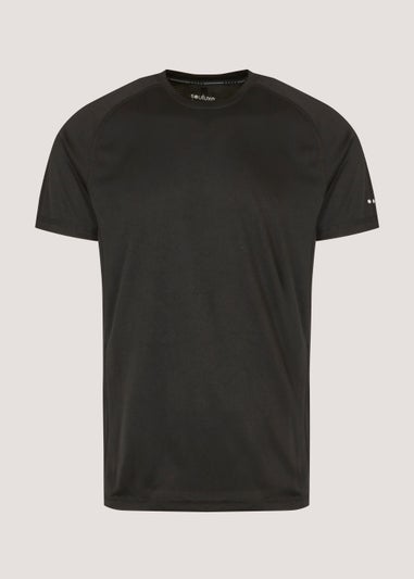 Souluxe Black Essential Sports T-Shirt