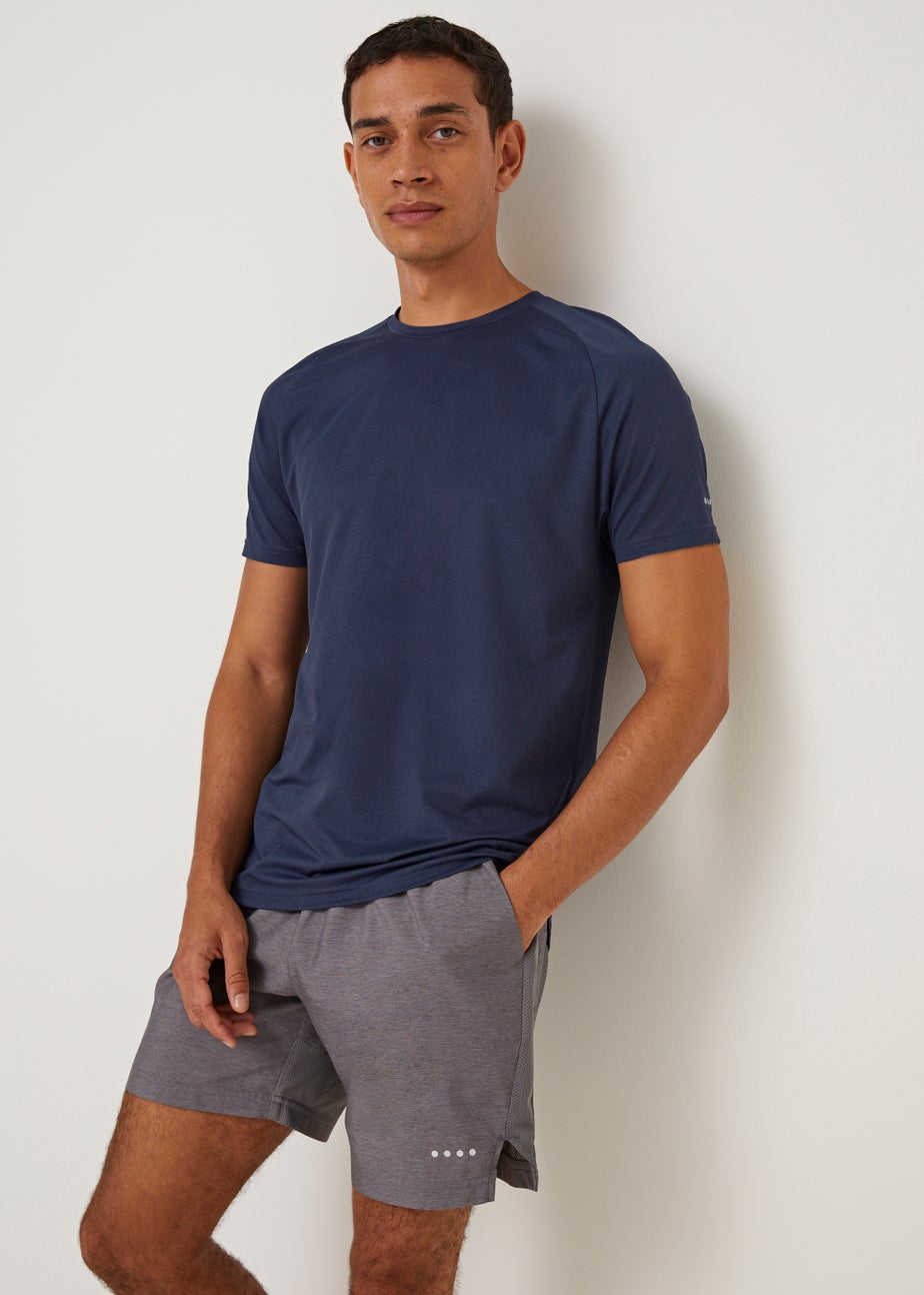 Souluxe Navy Essential Sports T-Shirt