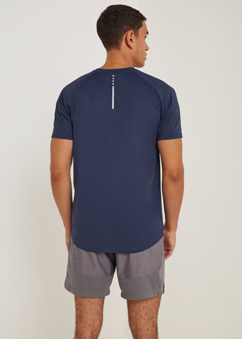 Souluxe Navy Essential Sports T-Shirt