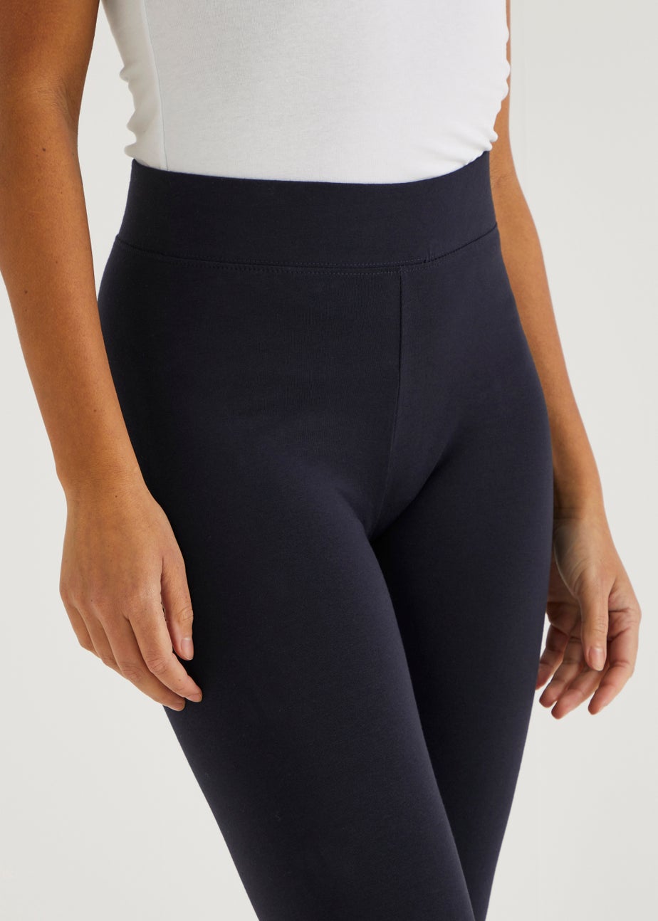 Navy Cotton Leggings