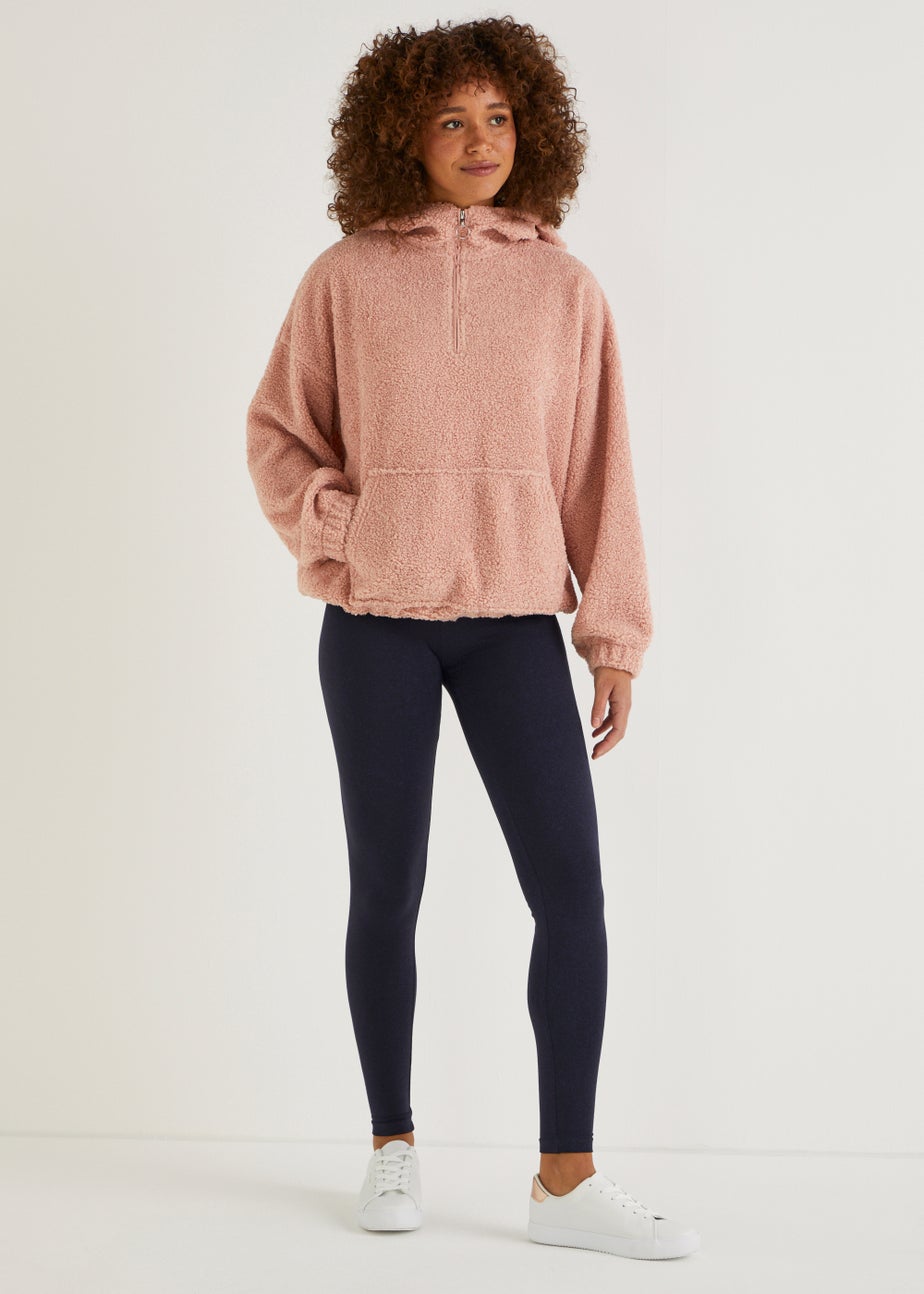 Navy Cotton Leggings