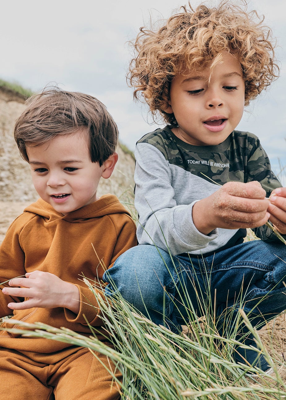 Boys Blue Knitted Denim Skinny Jeans (9mths-6yrs)