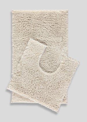 Stone Quick Dry Bath & Pedestal Mat