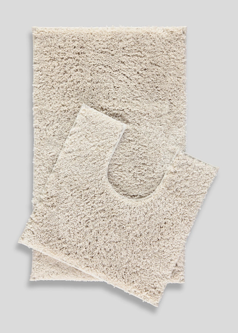 Stone Quick Dry Bath & Pedestal Mat