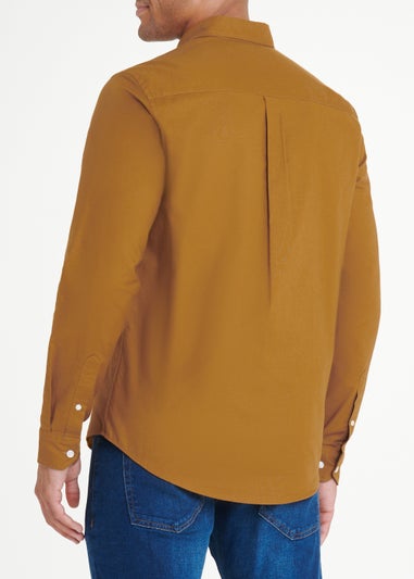 Orange Regular Fit Oxford Shirt