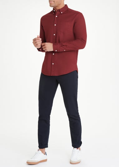 Berry Slim Fit Oxford Shirt