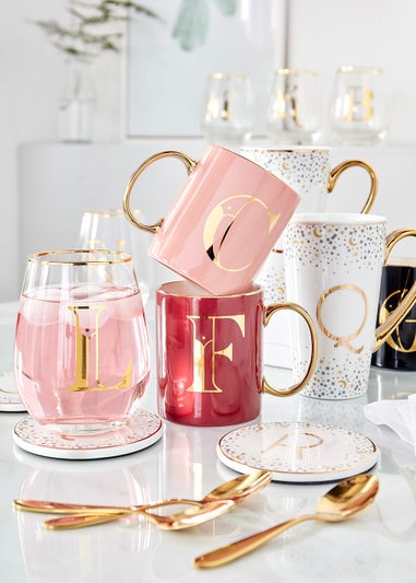 Clear Alphabet Glass (12.5cm x 7cm)