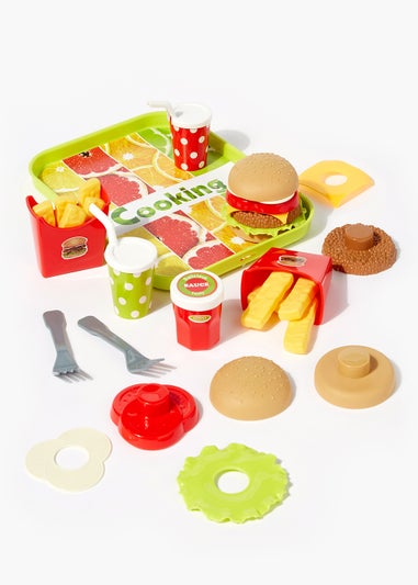 Kids Fast Food Tray Play Set