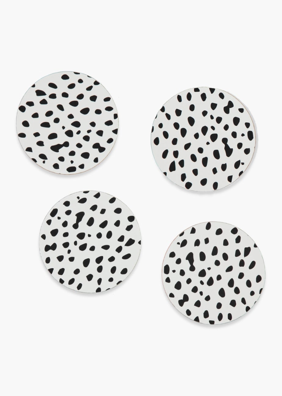 4 Pack Dalmatian Coasters (10cm)