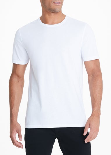 5 Pack White Crew Neck T-Shirts