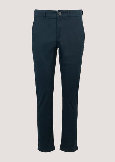 Navy Skinny Fit Stretch Chinos