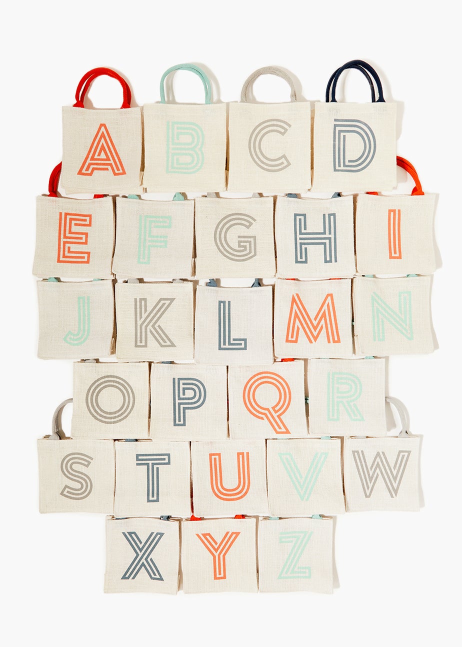 Alphabet Tote Bag (21.5cm x 21cm)