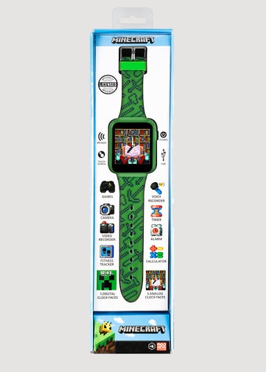 Kids Green Minecraft Smart Watch (One Size)