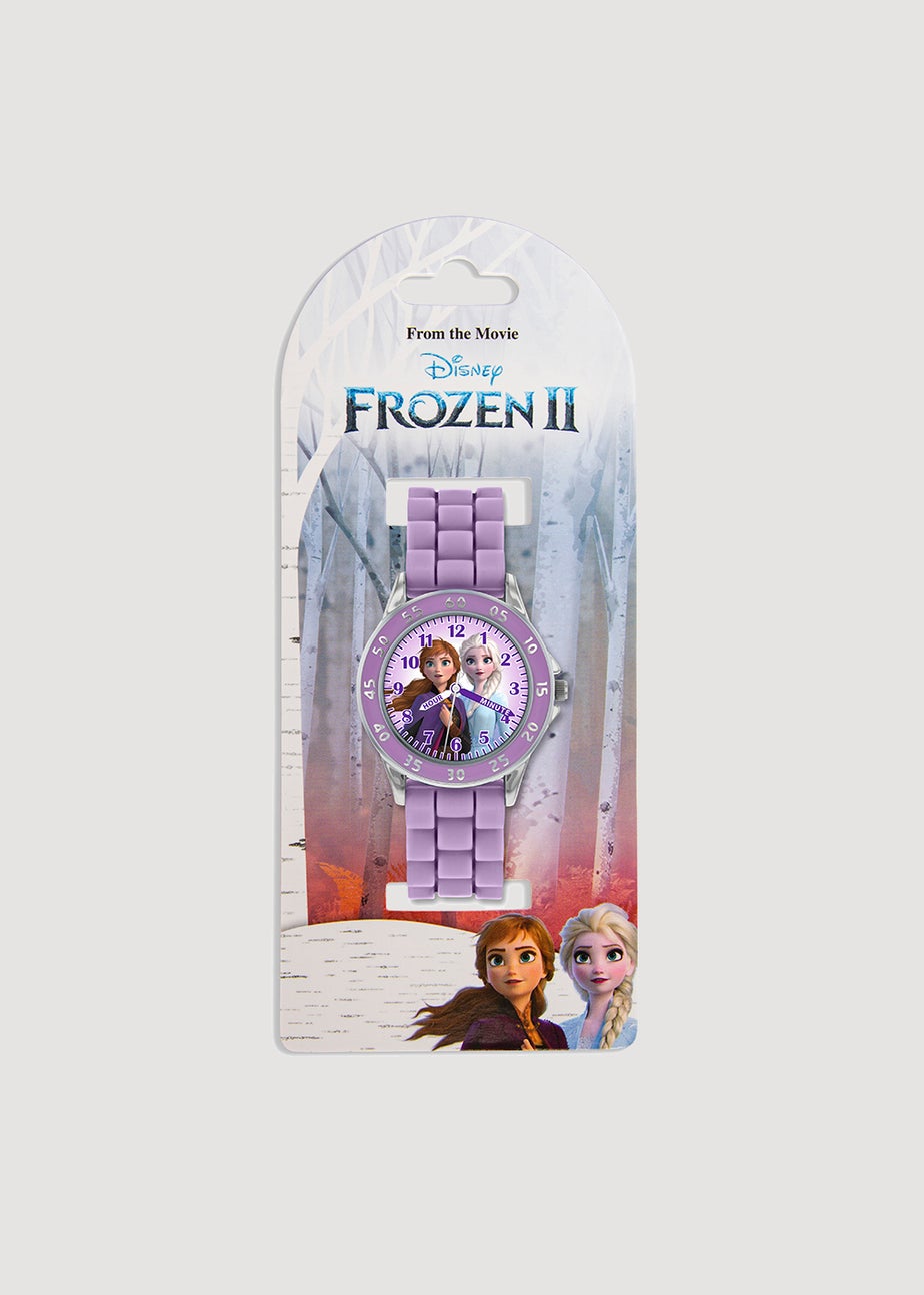 Kids Tikkers Purple Disney Frozen 2 Silicone Watch (One Size)