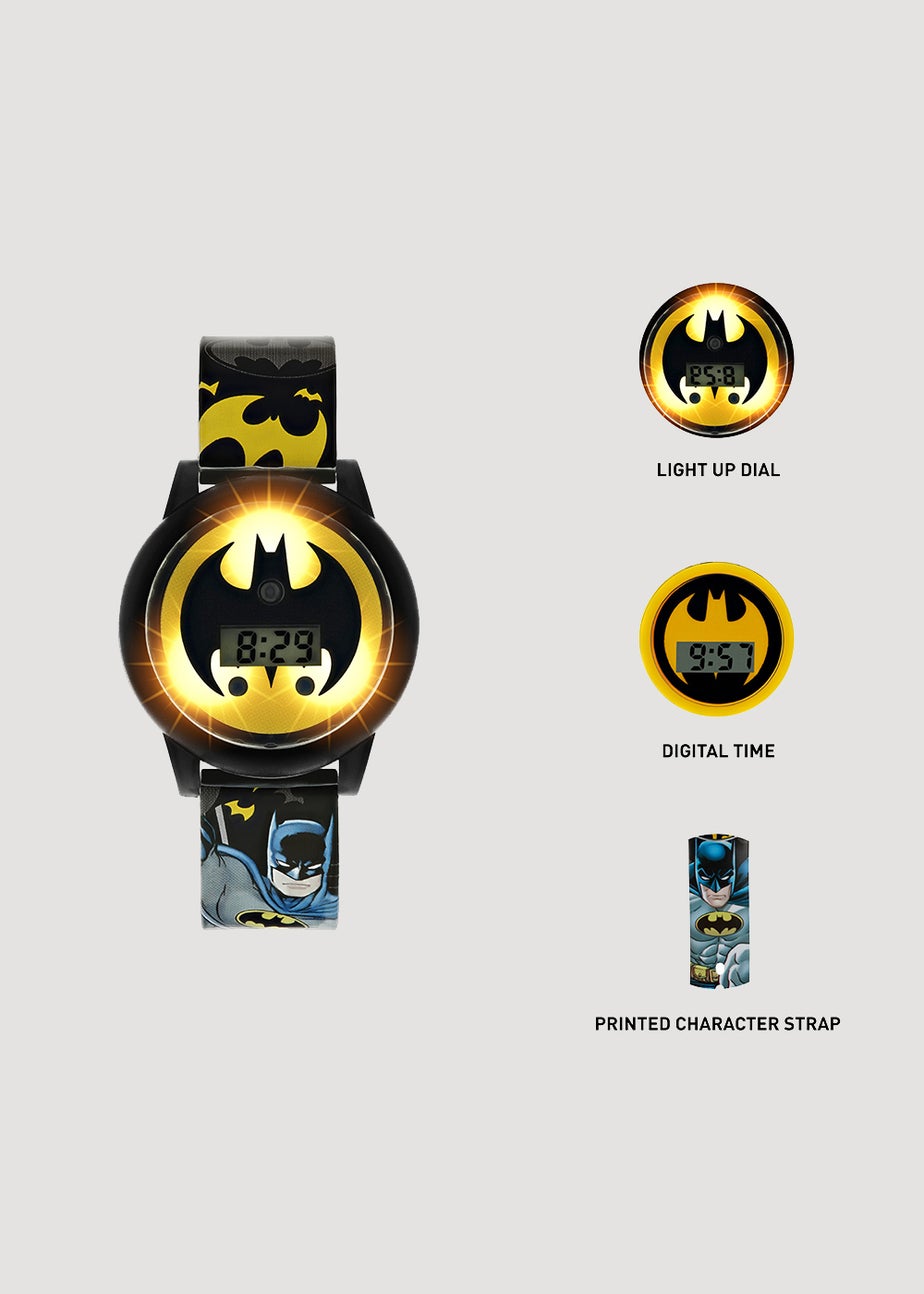 Kids DC Batman Light Up Digital Watch (One Size)