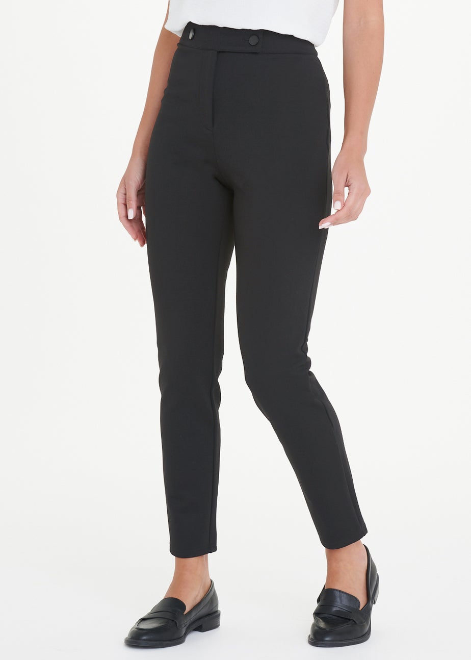 Black Ponte Trousers