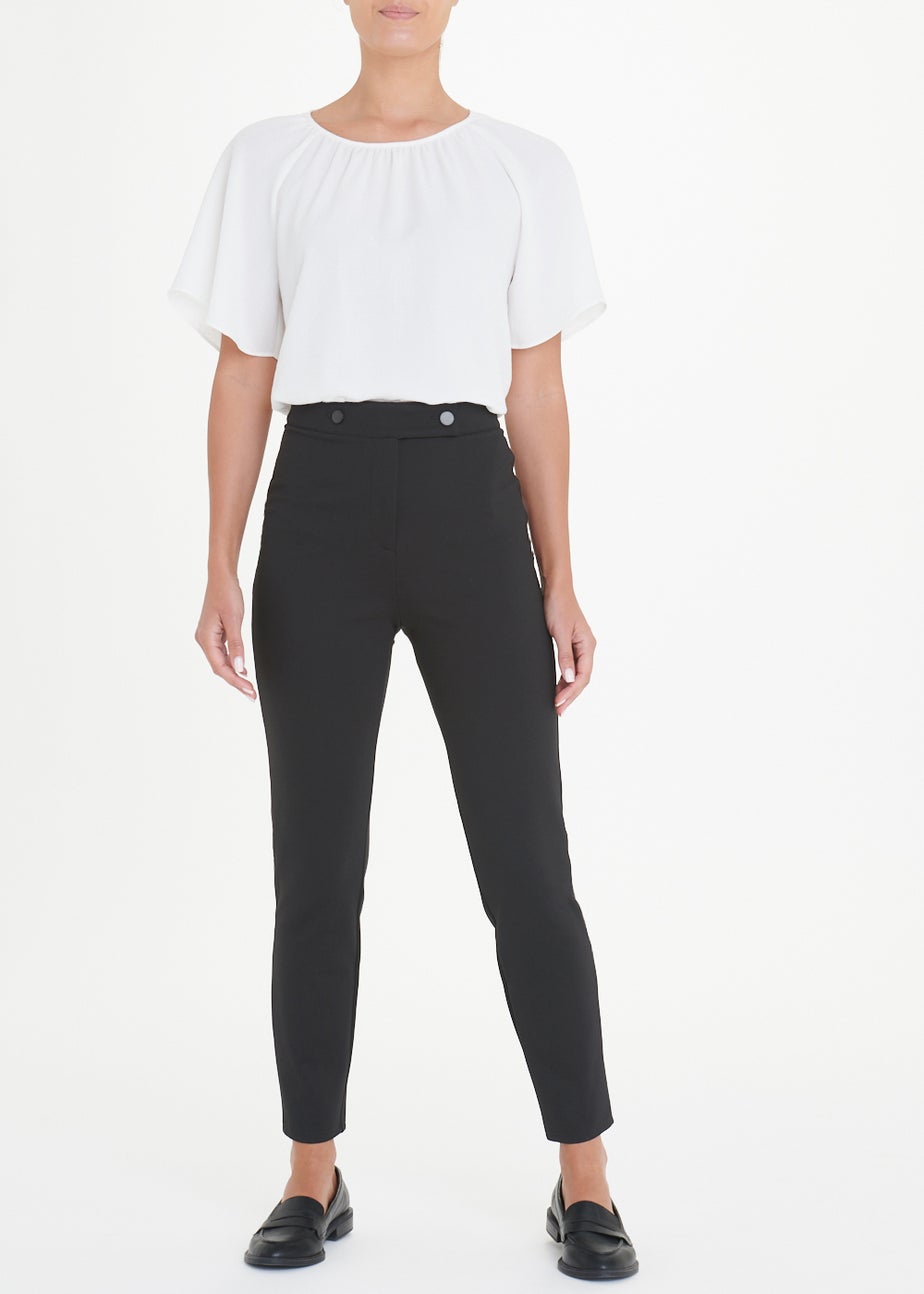 Black Ponte Trousers