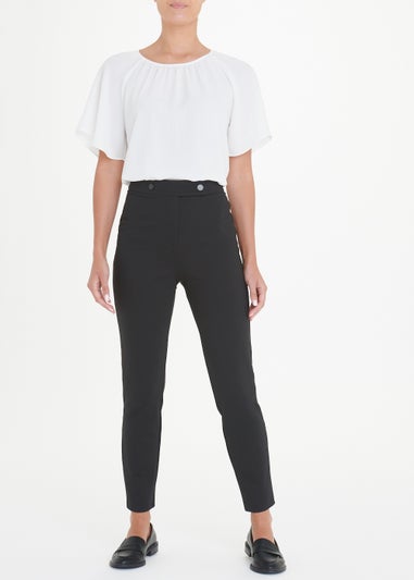 Black Ponte Trousers
