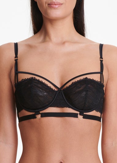 Black Strappy Non Padded Bra