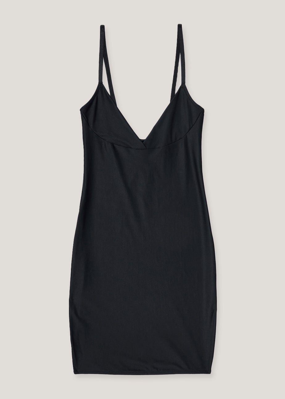 Black Wear Your Own Bra Control Slip