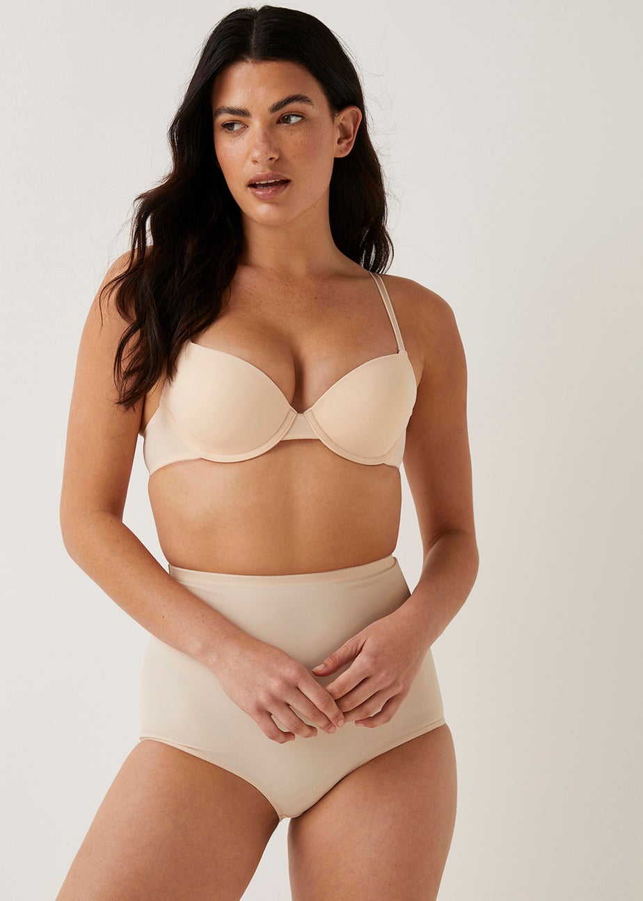 Nude High Waisted Medium Support Control Knickers