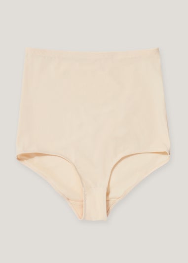 Nude High Waisted Medium Support Control Knickers
