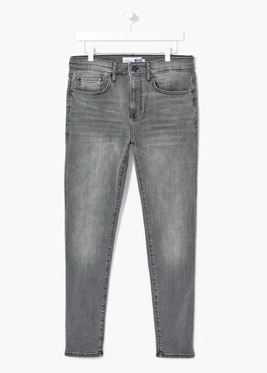 Light Grey Stretch Super Skinny Jeans