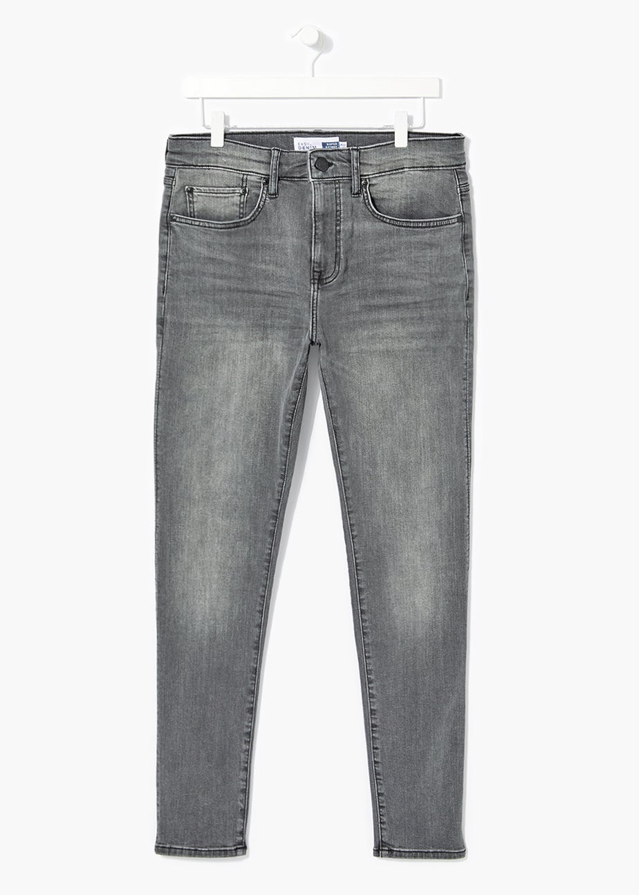 Light Grey Stretch Super Skinny Jeans
