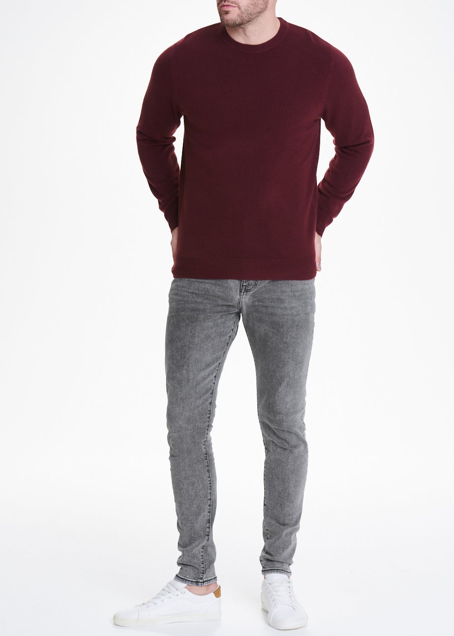 Light Grey Stretch Super Skinny Jeans