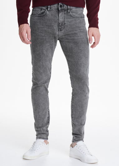 Light Grey Stretch Super Skinny Jeans