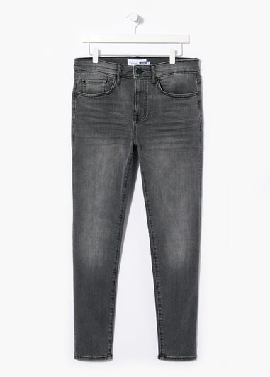 Dark Grey Stretch Super Skinny Jeans
