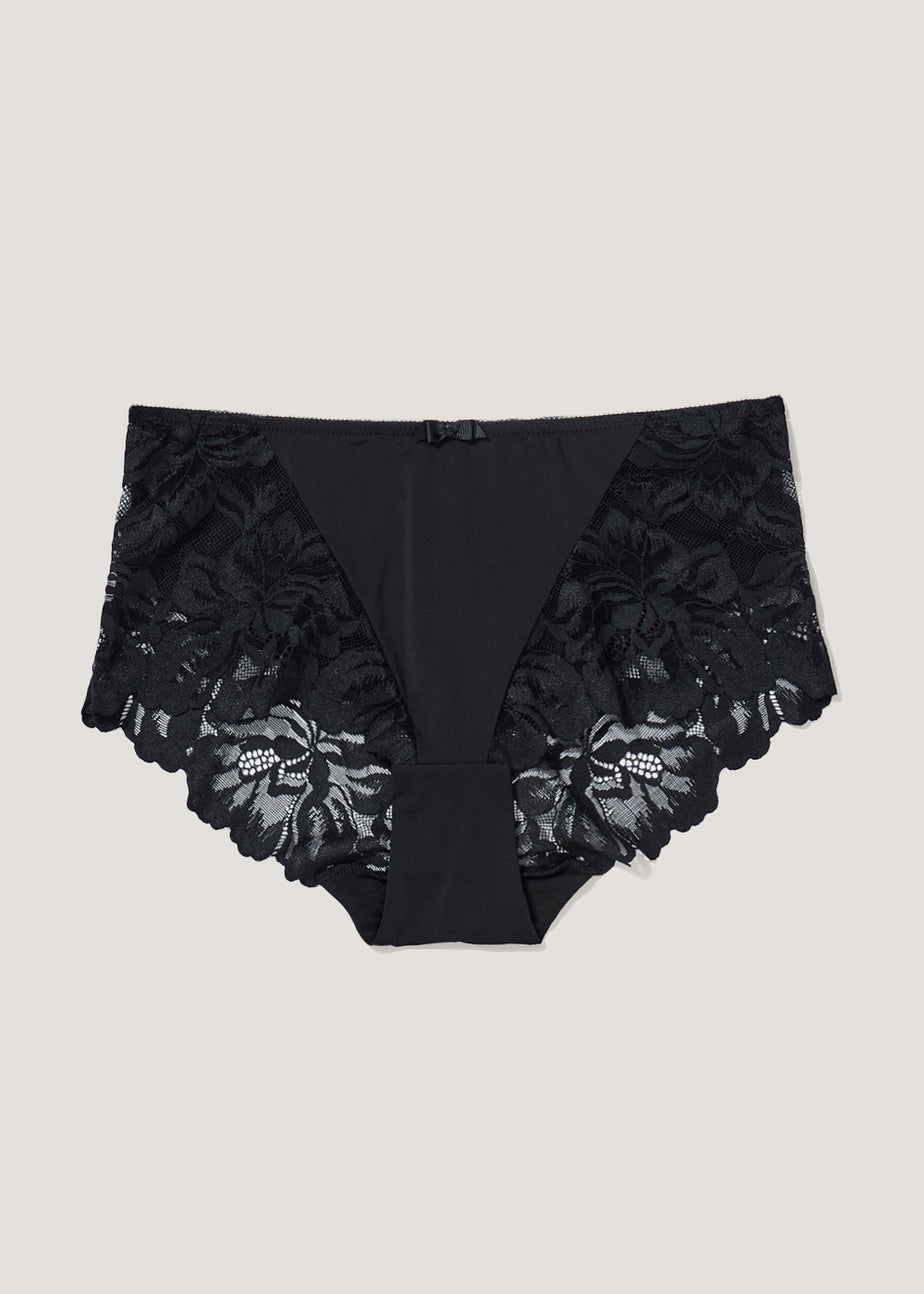 Black Lace Midi Knickers