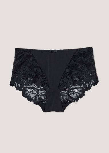Black Lace Midi Knickers