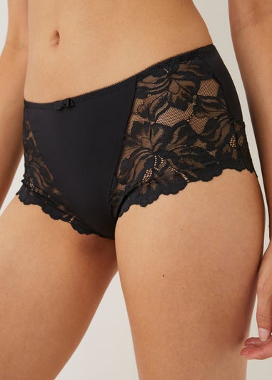 Black Lace Midi Knickers