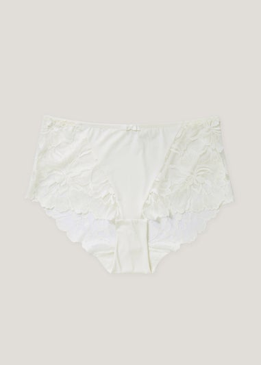 Cream Lace Midi Knickers
