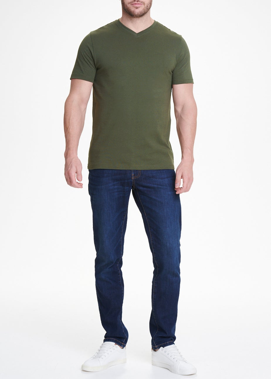 Forest Green Essential V-Neck T-Shirt