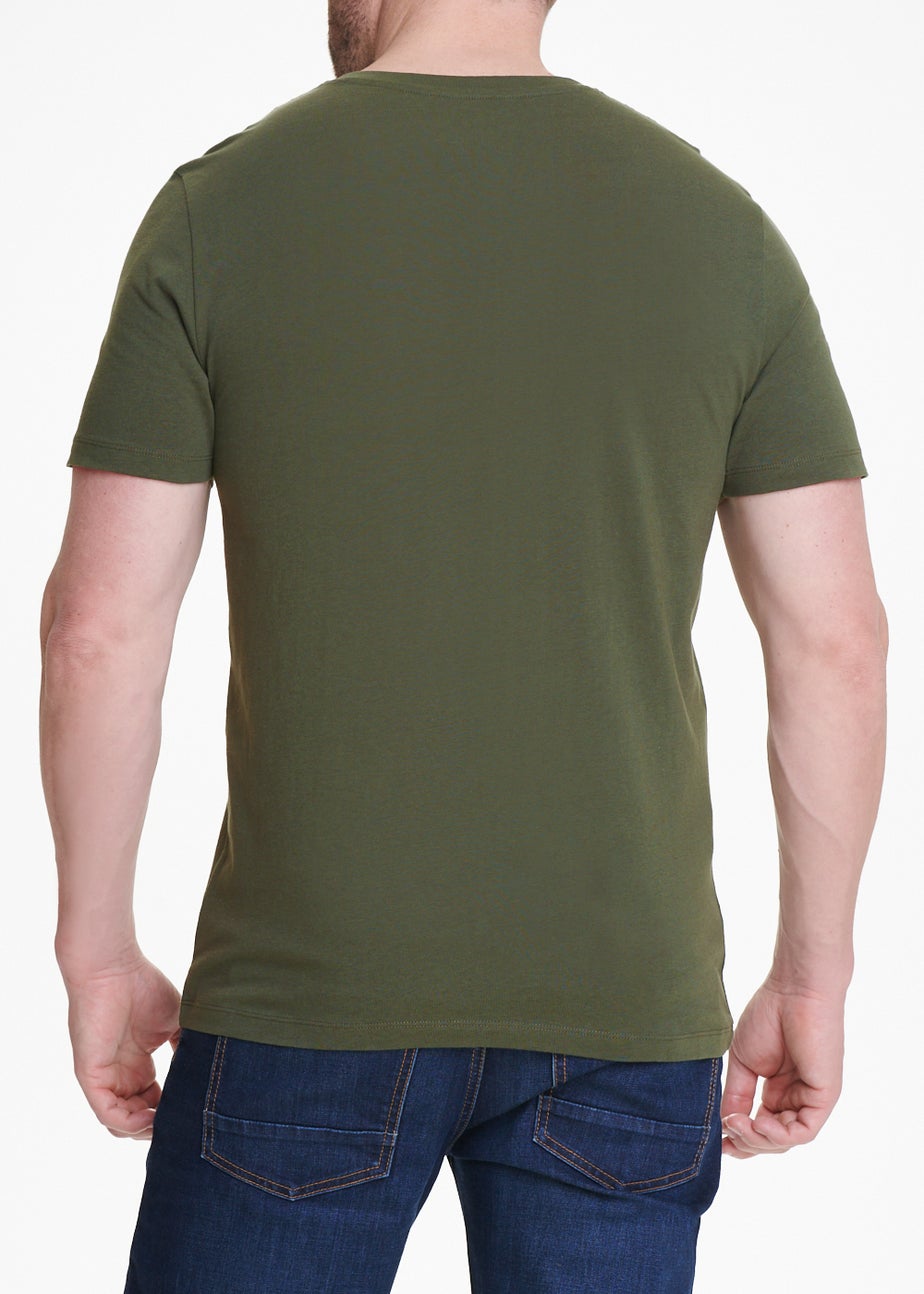 Forest Green Essential V-Neck T-Shirt