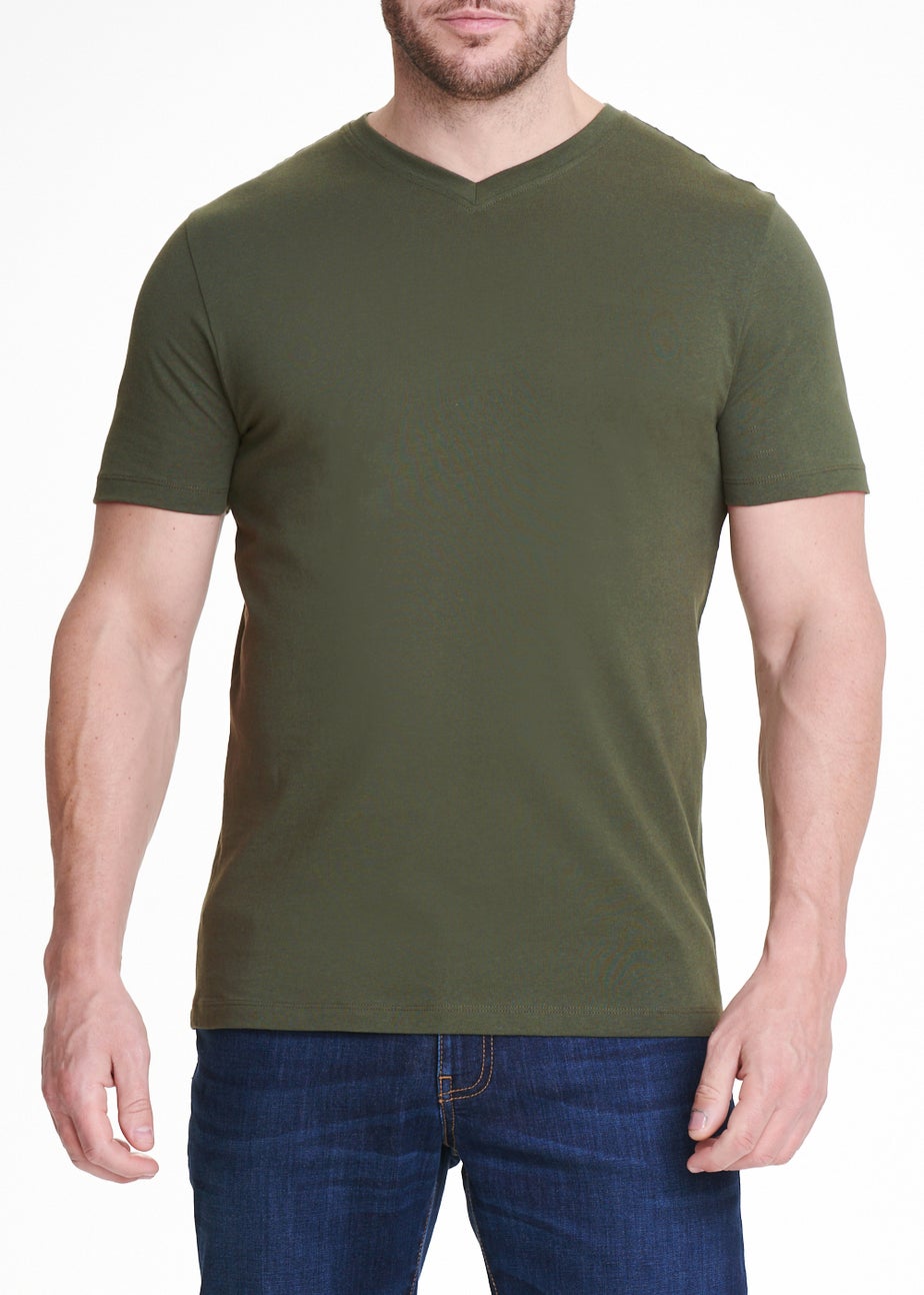 Forest Green Essential V-Neck T-Shirt