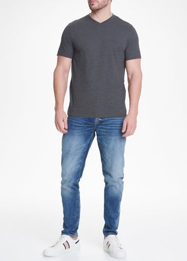 Charcoal Essential V-Neck T-Shirt