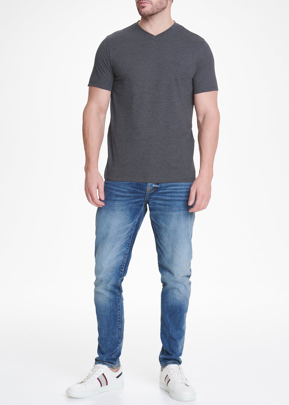 Charcoal Essential V-Neck T-Shirt