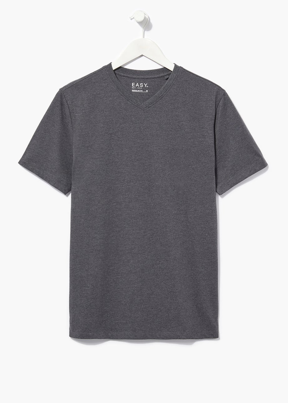 Charcoal Essential V-Neck T-Shirt