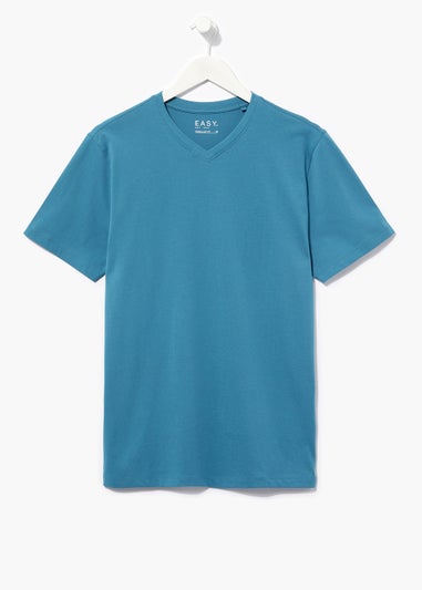 Blue Essential V-Neck T-Shirt