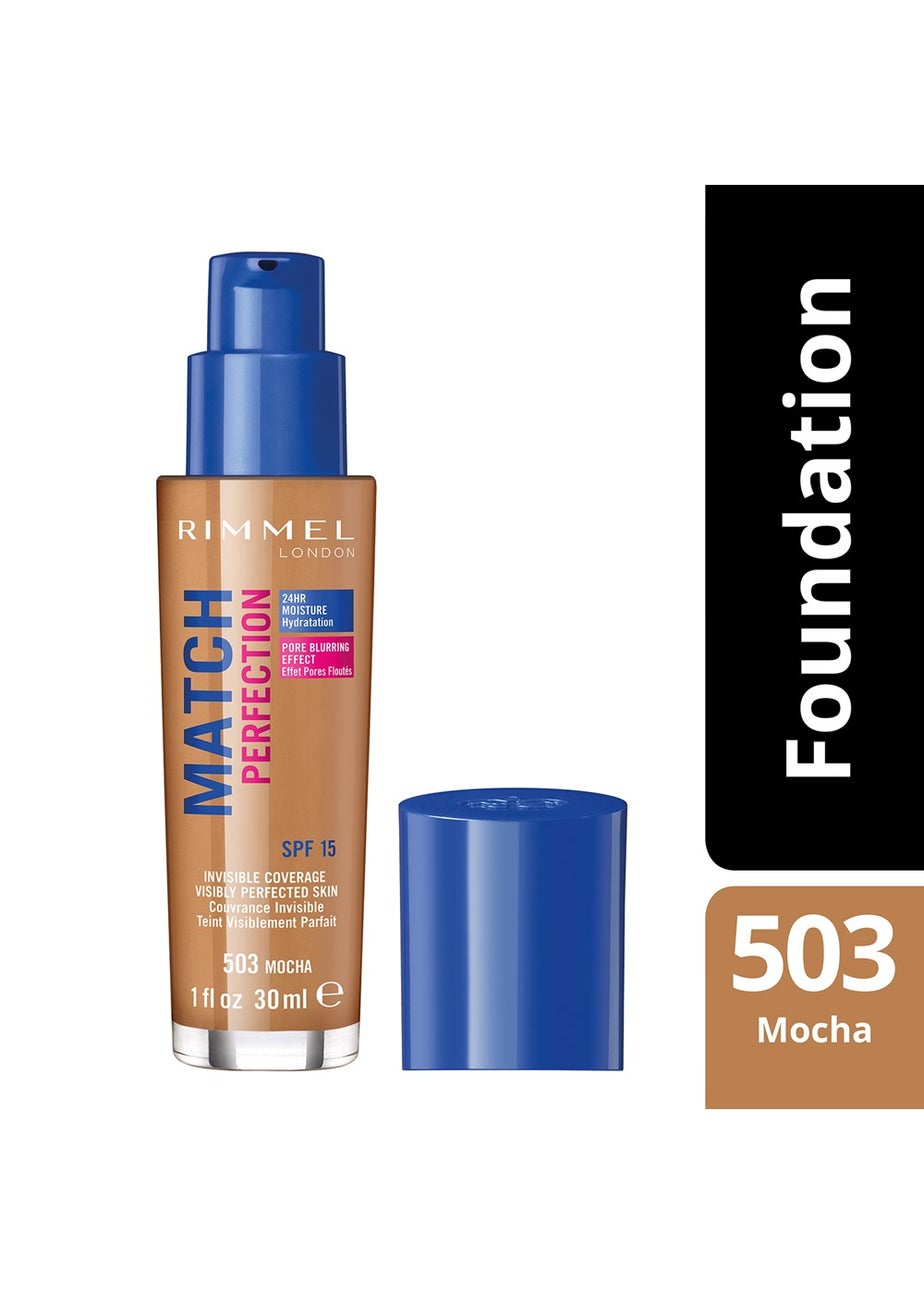 Rimmel London Match Perfection Foundation - Mocha (30ml)