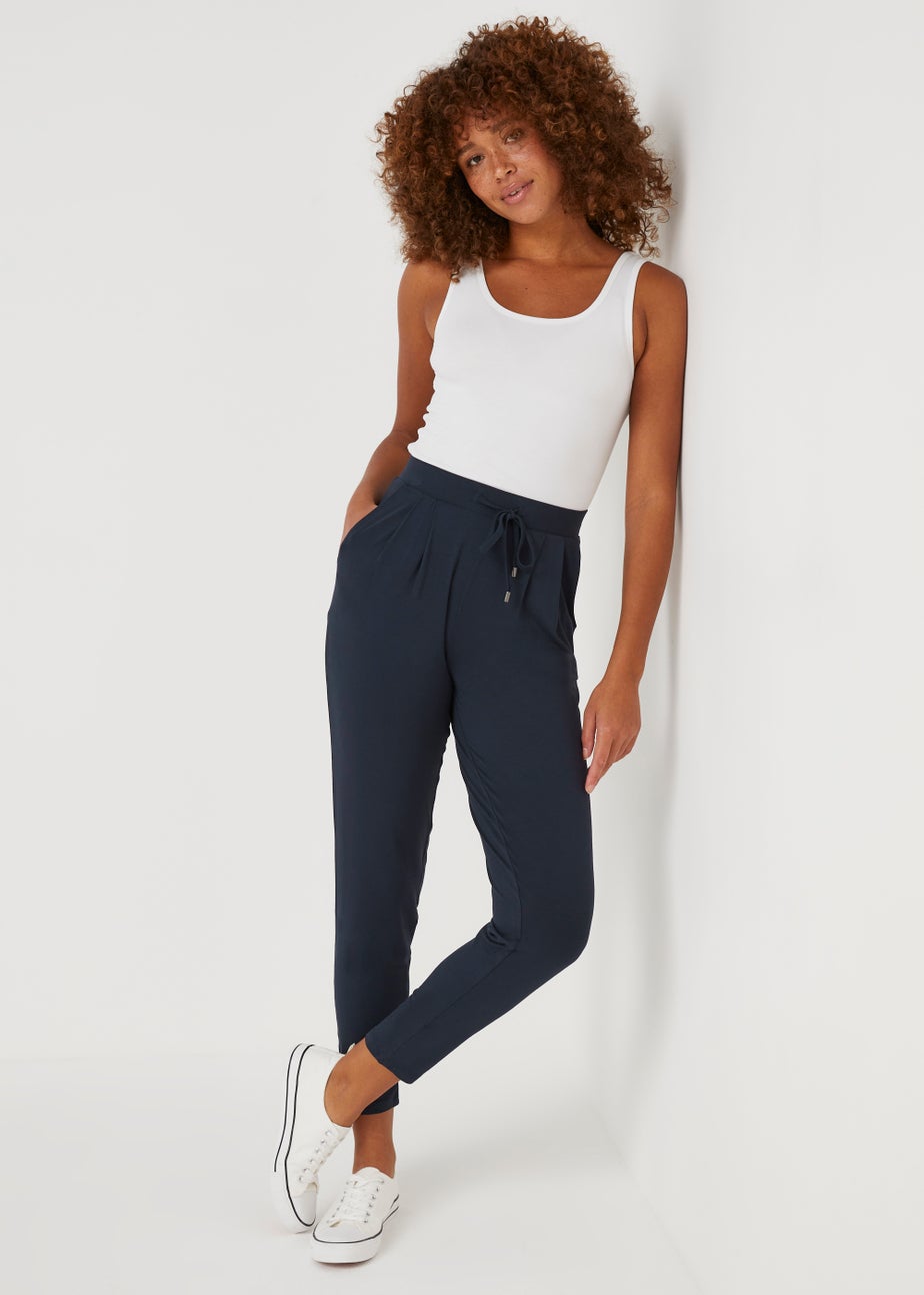 Navy Harem Joggers