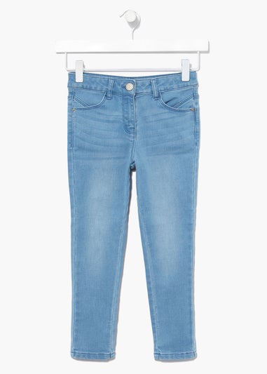 Girls Mid Wash Skinny Jeans (4-13yrs)