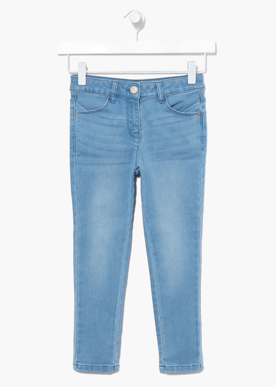 Girls Mid Wash Skinny Jeans (4-13yrs)