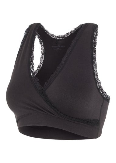 Mamalicious Maternity Black Seamless Nursing Bra