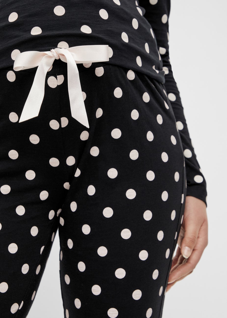 Mamalicious Maternity Spot Print Nursing Pyjama Set